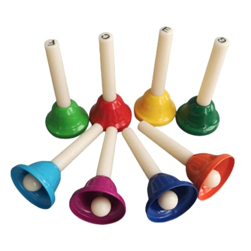 ＡＷＨＡＯ 8X Hand Percussion Bells 8 Note Handglocken für Partyversorgungen Hochzeit Chor von ＡＷＨＡＯ