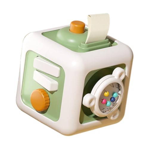 AWHAO Aktivitätswürfel, Baby Beschäftigt Würfel, Lernspielzeug, Reiseentwicklung, Sensorisches Spielzeug, Spielzeug für Jungen, Mädchen, Kleinkin, GrÜn AWHAO Aktivitätswürfel, Baby Beschäftigt Würfel, Lernspielzeug, Reiseentwicklung, Sensorisches Spielzeug, Spielzeug für Jungen, Mädchen, Kleinkin, GrÜn von AWHAO