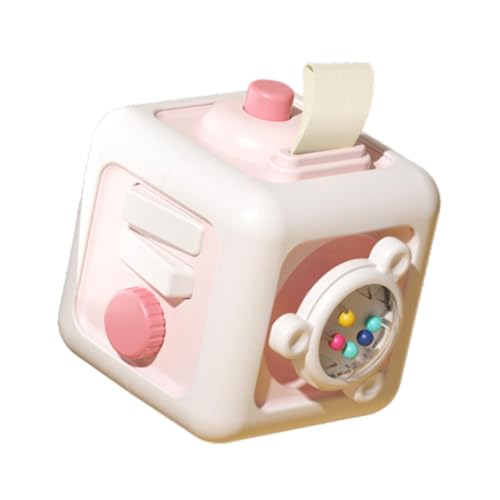 AWHAO Aktivitätswürfel, Baby Beschäftigt Würfel, Lernspielzeug, Reiseentwicklung, Sensorisches Spielzeug, Spielzeug für Jungen, Mädchen, Kleinkin, Rosa AWHAO Aktivitätswürfel, Baby Beschäftigt Würfel, Lernspielzeug, Reiseentwicklung, Sensorisches Spielzeug, Spielzeug für Jungen, Mädchen, Kleinkin, Rosa von AWHAO