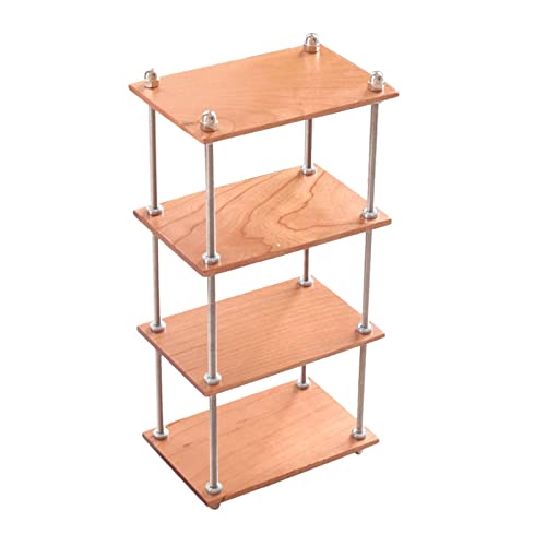 AWHAO Ausstellungsständer Im Maßstab 1:6, Holzornamente, Mehrzweckgeschenke, Sammlerstücke, Metallrahmen, Simulations Organizerhalter für Puppenhaus, 4-stufig kurz AWHAO Ausstellungsständer Im Maßstab 1:6, Holzornamente, Mehrzweckgeschenke, Sammlerstücke, Metallrahmen, Simulations Organizerhalter für Puppenhaus, 4-stufig kurz von AWHAO