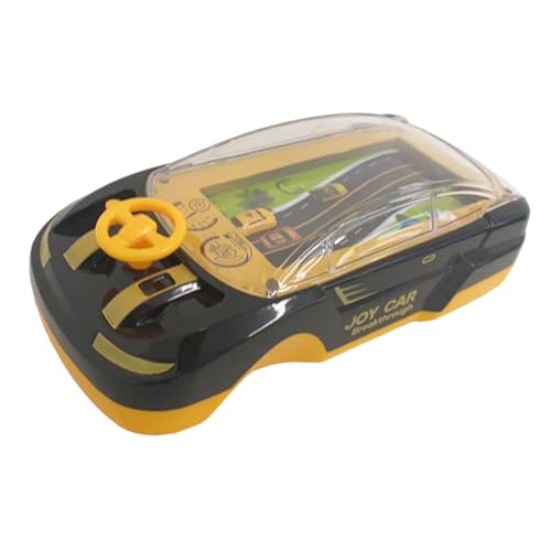 ＡＷＨＡＯ Autospiel, Simulationsspielzeug, Fahren mit Musik, Pädagogisches Interaktives Spielzeug, Tragbares Spielgerät für Kinder Im Vorschulalter, Ca, Gelb von ＡＷＨＡＯ