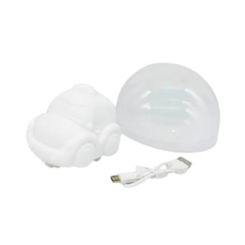 ＡＷＨＡＯ Autospielzeug, Mini Spielzeugfahrzeug, Sammlerstück, Interaktives Push and and Go Autospielzeug für Partygeschenke, Motorische Fähigkei, Weiß von ＡＷＨＡＯ