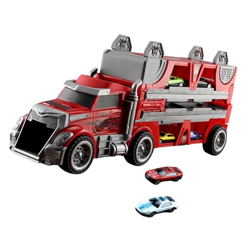 AWHAO Autotransporter LKW Spielzeugset, Transport LKW, Sammelspielzeug, Faltbare Rennstrecke, Geschenk, Rot AWHAO Autotransporter LKW Spielzeugset, Transport LKW, Sammelspielzeug, Faltbare Rennstrecke, Geschenk, Rot von AWHAO