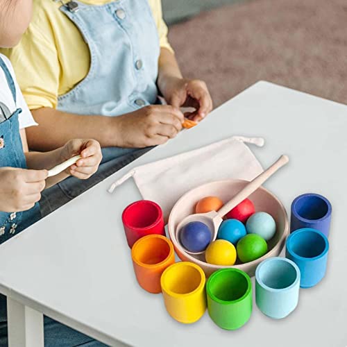 AWHAO Bälle in Bechern, Brettspiel, Training des Feinen Logischen Denkens für Kinder, Jungen Und Mädchen, 1, 7 Farben AWHAO Bälle in Bechern, Brettspiel, Training des Feinen Logischen Denkens für Kinder, Jungen Und Mädchen, 1, 7 Farben von AWHAO