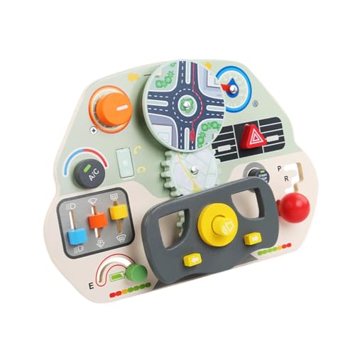 AWHAO Beschäftigtes Board für Kleinkinder 1 3 Autofahrer Sensorisches Aktivitätsbrett für Kinder AWHAO Beschäftigtes Board für Kleinkinder 1 3 Autofahrer Sensorisches Aktivitätsbrett für Kinder von AWHAO