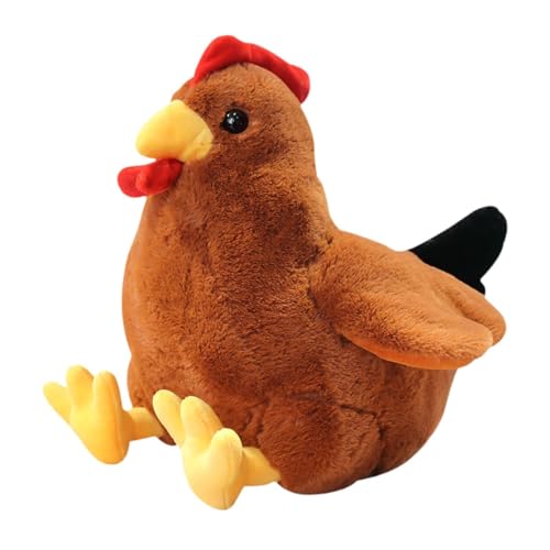 ＡＷＨＡＯ Beutel in Plüschpuppe in Plüschhuhn Im Tierspielzeug für Kinder Jugendliche Geschenke, Brown 40 cm von ＡＷＨＡＯ