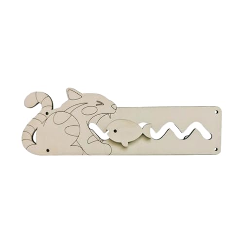 ＡＷＨＡＯ Busy Board, DIY Materialien, Hölzernes Aktivitätsbrett für Jungen Und Mädchen, Geburtstagsgeschenke von ＡＷＨＡＯ