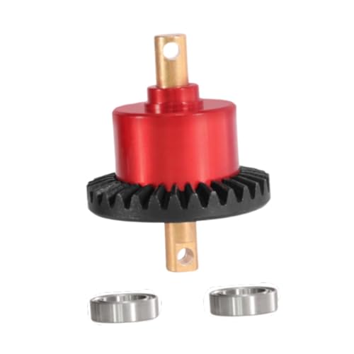 ＡＷＨＡＯ Center Diff RC Car Differential Gear 30T Metall für 14210 14209 RC -Autos Teil Zubehör Upgrade 1:14 Robustes Heckdifferential, Rot von ＡＷＨＡＯ