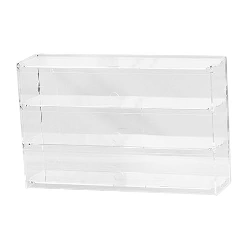 ＡＷＨＡＯ Display Box Anzeige des Diecast Modells 1/64 Discast, Rackschrank, Fahrzeugsammlung 1:64 Diorama für Diorama für Diorama, 3 Schichten, M von ＡＷＨＡＯ