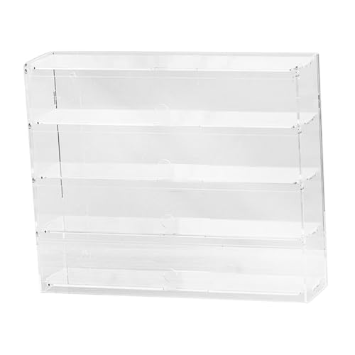 ＡＷＨＡＯ Display Box Anzeige des Diecast Modells 1/64 Discast, Rackschrank, Fahrzeugsammlung 1:64 Diorama für Diorama für Diorama, 4 Schichten, M von ＡＷＨＡＯ