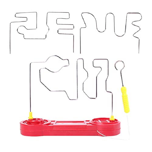 AWHAO Electric Bump Maze Game, Stabiles Touch Puzzlespiel, Geschenk, Einfach zu Bedienendes Collision Wire Game, Interaktives Spiel für Kleinkinder, Pa, DREI Ebenen AWHAO Electric Bump Maze Game, Stabiles Touch Puzzlespiel, Geschenk, Einfach zu Bedienendes Collision Wire Game, Interaktives Spiel für Kleinkinder, Pa, DREI Ebenen von AWHAO