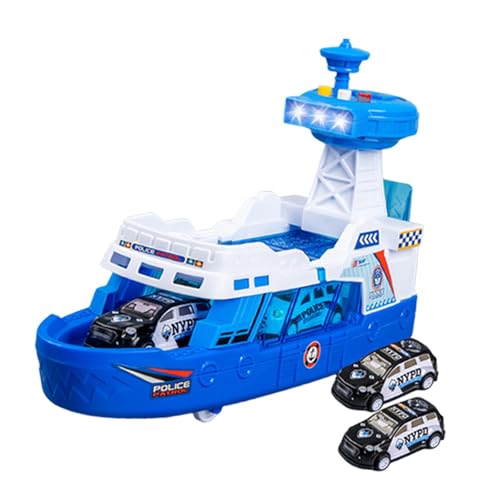 ＡＷＨＡＯ Feuerboot Modell mit Licht Und Ton für Schreibtischspielzeug, Blau von ＡＷＨＡＯ
