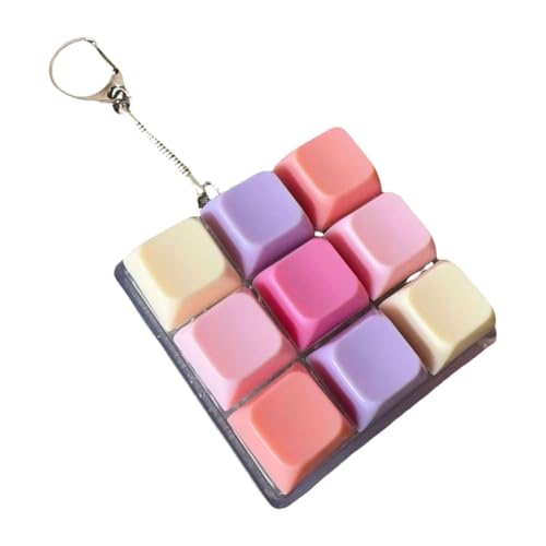 AWHAO Fidget Schlüsselanhänger Schlüsselanhänger Spielzeug Fidget 9 Schlüssel für Kinder Erwachsene Männer Frauen, Style E AWHAO Fidget Schlüsselanhänger Schlüsselanhänger Spielzeug Fidget 9 Schlüssel für Kinder Erwachsene Männer Frauen, Style E von AWHAO
