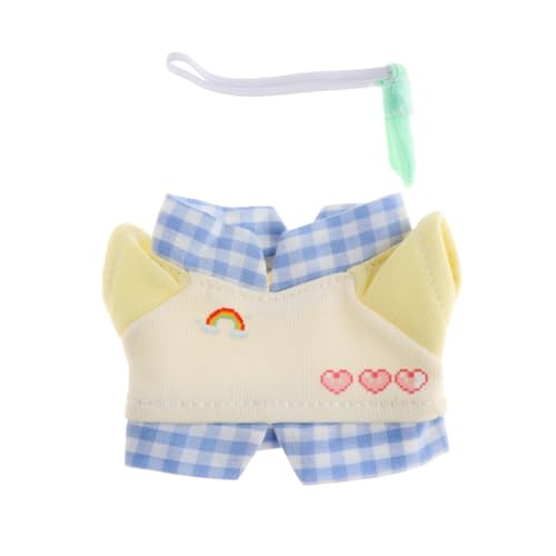 AWHAO Figur Freizeithemd Machen Sie Ihre Eigenen Puppen, Foto Requisiten für Kinder, Pädagogisches DIY mit Krawattenkostümen für 17 cm, Blaues Gitter AWHAO Figur Freizeithemd Machen Sie Ihre Eigenen Puppen, Foto Requisiten für Kinder, Pädagogisches DIY mit Krawattenkostümen für 17 cm, Blaues Gitter von AWHAO