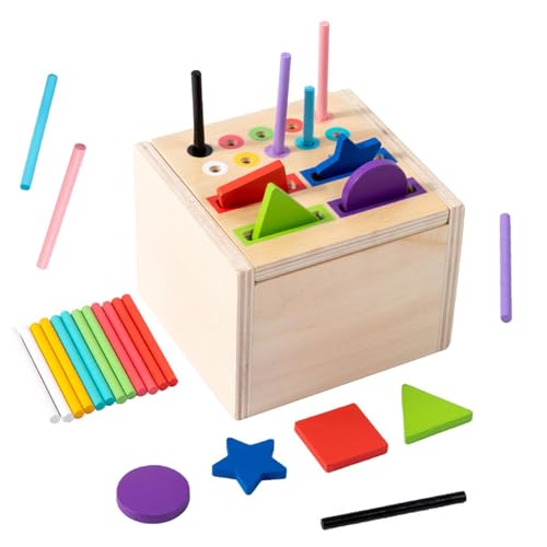 AWHAO Formsortierung Würfelform Sortierung Spielzeug Sinnes Spielzeug Feinmotorformaktivität Würfel AWHAO Formsortierung Würfelform Sortierung Spielzeug Sinnes Spielzeug Feinmotorformaktivität Würfel von AWHAO