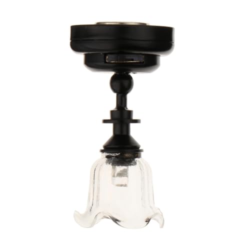 ＡＷＨＡＯ Hanging Lamp Model Dollhouse Accessoires Spielzeug 1:12 Foto Requisiten Lebensszene Layout von ＡＷＨＡＯ