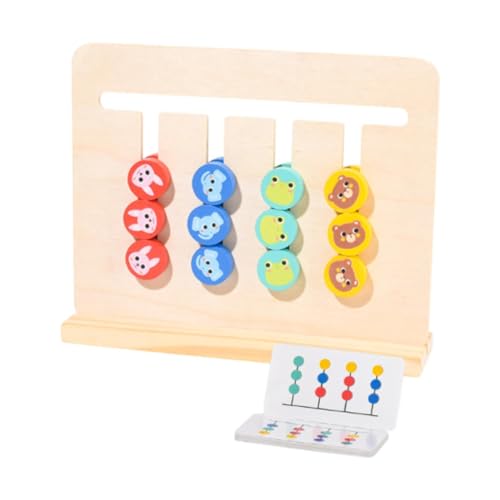 AWHAO Holz Farbe Passenden Slide Puzzle Kinder Interaktive Lernen Bord Party Favor AWHAO Holz Farbe Passenden Slide Puzzle Kinder Interaktive Lernen Bord Party Favor von AWHAO