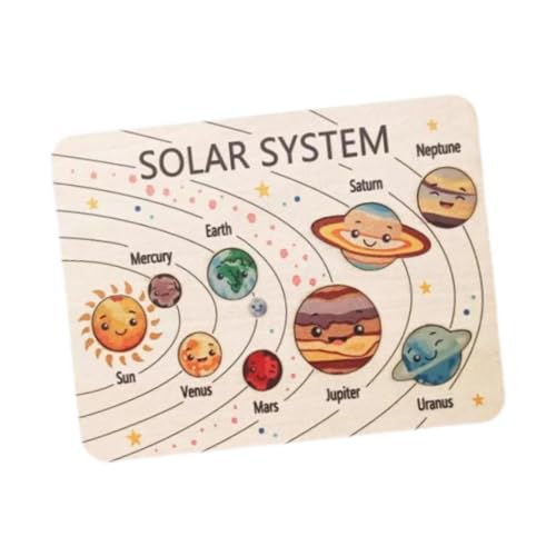 AWHAO Holz Puzzle, Planeten, Weltraumspielzeug für Kinder Im Alter von 3–5 Jahren, Jungen Und Mädchen AWHAO Holz Puzzle, Planeten, Weltraumspielzeug für Kinder Im Alter von 3–5 Jahren, Jungen Und Mädchen von AWHAO