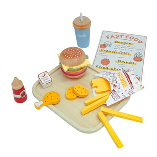AWHAO Holz Stapeln Burger Lehrmittel Party Gefälligkeiten Spiel Küche AWHAO Holz Stapeln Burger Lehrmittel Party Gefälligkeiten Spiel Küche von AWHAO