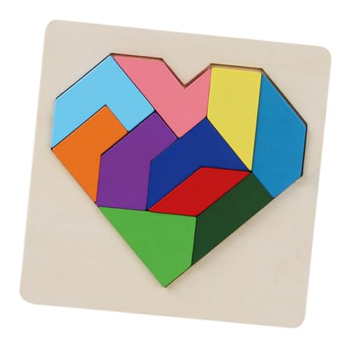 ＡＷＨＡＯ Holz Tangram Puzzle Spaß Pädagogische Puzzle Blöcke für Kinder Jungen Mädchen von ＡＷＨＡＯ