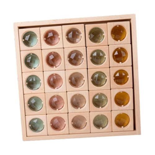 AWHAO Holzbausteine Set für Kinder, Stapelspiel, Lernspielzeug, Regenbogen Bausteine Set für Geburtstags Kleinkinder, Stil E AWHAO Holzbausteine Set für Kinder, Stapelspiel, Lernspielzeug, Regenbogen Bausteine Set für Geburtstags Kleinkinder, Stil E von AWHAO