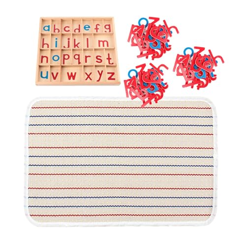 AWHAO Holzbuchstaben, Bewegliches Alphabet, Lesen mit Box, Buchstabenmatten für Vorschulkinder, 3 4 5 Jahre Alte Mädchen, Geschenke, 3 Pakete Buchstaben AWHAO Holzbuchstaben, Bewegliches Alphabet, Lesen mit Box, Buchstabenmatten für Vorschulkinder, 3 4 5 Jahre Alte Mädchen, Geschenke, 3 Pakete Buchstaben von AWHAO