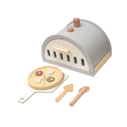 ＡＷＨＡＯ Holzpizza Spielzeugofen Lernspielzeug Realistisch Vorgibt, Kreativ zu Kochen von ＡＷＨＡＯ