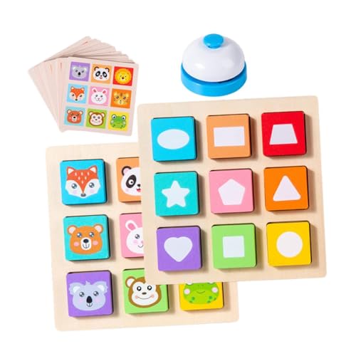 AWHAO Holzpuzzles, Form, Farbabstimmung, Brettspiel, Spielzeug für Jungen Und Mädchen AWHAO Holzpuzzles, Form, Farbabstimmung, Brettspiel, Spielzeug für Jungen Und Mädchen von AWHAO