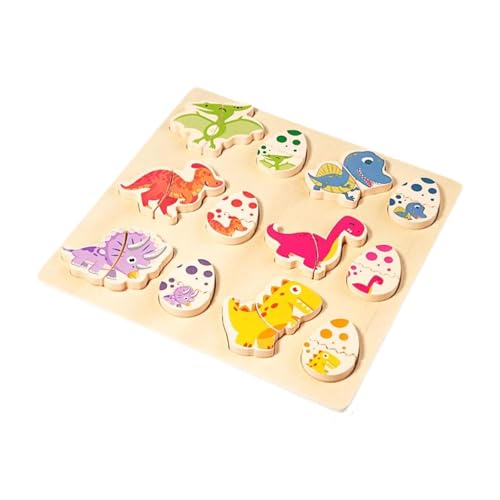 AWHAO Holzrätsel für Kleinkinder 1 3 Boards Spielzeug Dinosaurier Passende Rätsel AWHAO Holzrätsel für Kleinkinder 1 3 Boards Spielzeug Dinosaurier Passende Rätsel von AWHAO