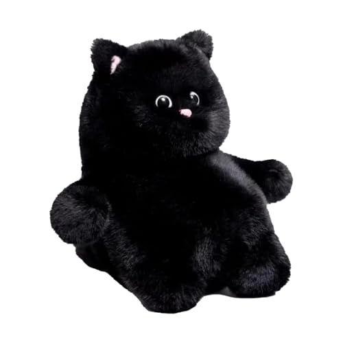 AWHAO Katzen Plüschkissen, Geschenkidee für Kinderfeste, Stofftier für Sofa und Schlafzimmer, Schwarz AWHAO Katzen Plüschkissen, Geschenkidee für Kinderfeste, Stofftier für Sofa und Schlafzimmer, Schwarz von AWHAO