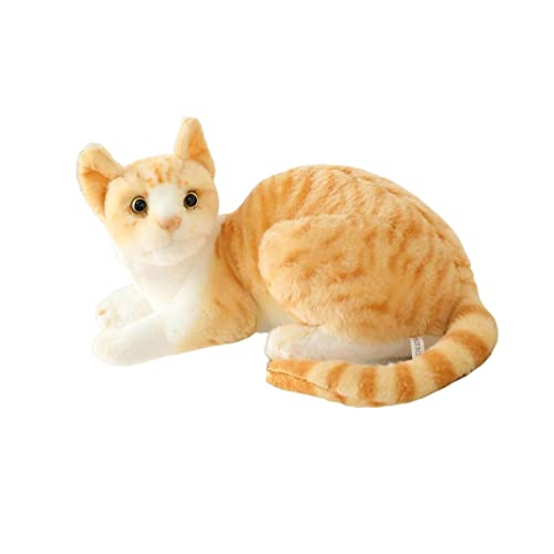 AWHAO Katzen Plüschtier für Kinderzimmer, Kuscheltier für Kinder, 40 cm orangefarbene Katze AWHAO Katzen Plüschtier für Kinderzimmer, Kuscheltier für Kinder, 40 cm orangefarbene Katze von AWHAO