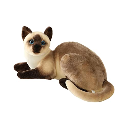 AWHAO Katzenplüschtiere, Bequeme Puppe, Lebensechte Süße Simulation, Siamesische Katzen für Freundin, Erwachsene, Kinder, Teenager, Geburtstagsgeschenk, AWHAO Katzenplüschtiere, Bequeme Puppe, Lebensechte Süße Simulation, Siamesische Katzen für Freundin, Erwachsene, Kinder, Teenager, Geburtstagsgeschenk, von AWHAO