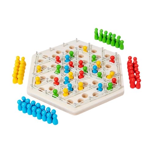 AWHAO Kettendreieck Schachspiel, Familienspiel, Puzzle Schachspiel für Mädchen Jungen Party AWHAO Kettendreieck Schachspiel, Familienspiel, Puzzle Schachspiel für Mädchen Jungen Party von AWHAO