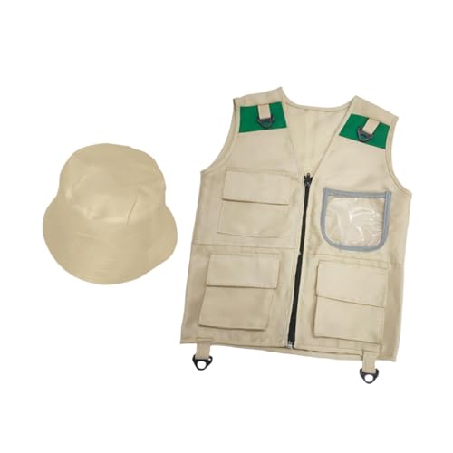 AWHAO Kinder Camping Weste Und Hut Set Explorer Kits für Camping Geburtstag AWHAO Kinder Camping Weste Und Hut Set Explorer Kits für Camping Geburtstag von AWHAO