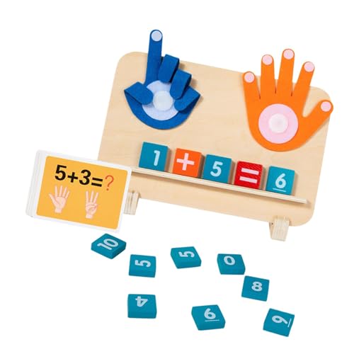 ＡＷＨＡＯ Kinder Fingerzahlen Zählen Spielzeug Praktische Mathematikmanipulationen Lernspielzeug von ＡＷＨＡＯ
