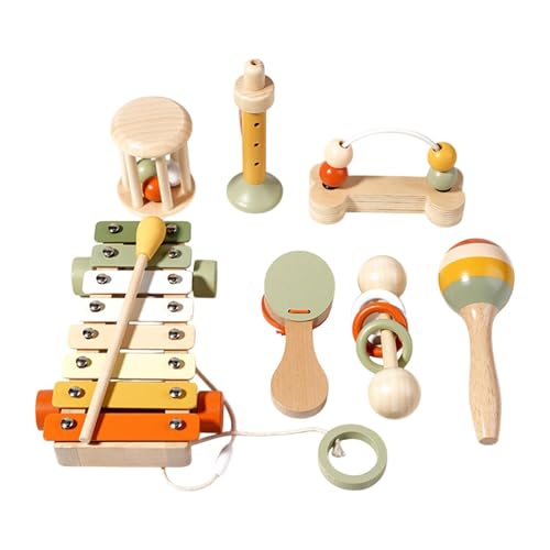 ＡＷＨＡＯ Kinder Musikinstrumente Set, Frühes Lern Musikspielzeug für Babys, Kinder Geschenk von ＡＷＨＡＯ