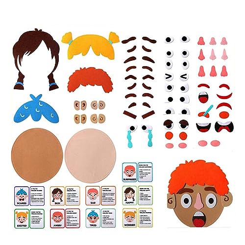 ＡＷＨＡＯ Kinder Soziales Emotionales Lernen Geschäftiger Board Lernen Soziale Fähigkeiten Lustige Gesichter von ＡＷＨＡＯ