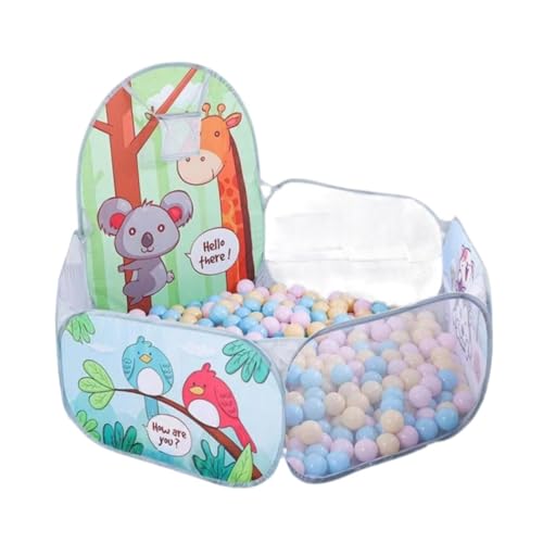 AWHAO Kinder Spielen Zelt Baby Crawl Laufstall Spielzeug Cartoon Geschenk Laufstall Ball Pool Klapp Zelt für Kleinkinder Kinder Outdoor Indoor Spielen, Style A, 100 Bälle AWHAO Kinder Spielen Zelt Baby Crawl Laufstall Spielzeug Cartoon Geschenk Laufstall Ball Pool Klapp Zelt für Kleinkinder Kinder Outdoor Indoor Spielen, Style A, 100 Bälle von AWHAO