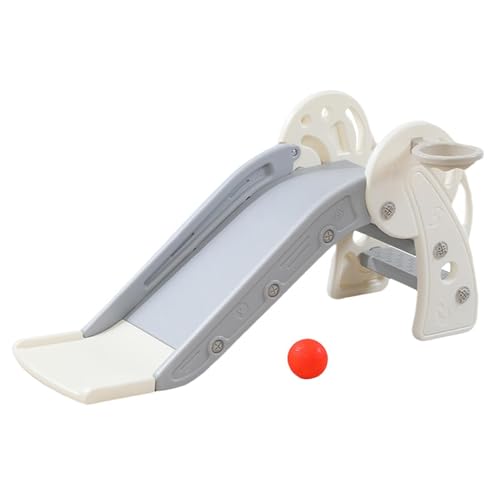AWHAO Kinderrutsche, Rutsche, Treppe, Babyspielplatz, Zuhause, Babyrutsche für Vorschule, Hinterhof, Innenbereich, Grau mit Rahmen AWHAO Kinderrutsche, Rutsche, Treppe, Babyspielplatz, Zuhause, Babyrutsche für Vorschule, Hinterhof, Innenbereich, Grau mit Rahmen von AWHAO