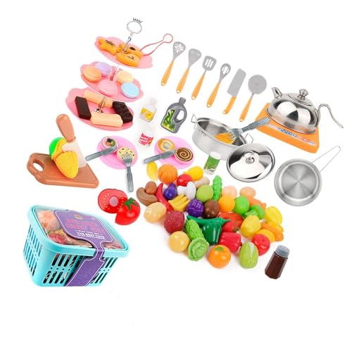 AWHAO Kinderspiel Essensset, Schneidespiel Obst Gemüse Set für Kinder Und AWHAO Kinderspiel Essensset, Schneidespiel Obst Gemüse Set für Kinder Und von AWHAO