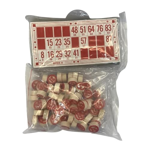 AWHAO Klassisches Hölzerne Lotto Schach Set Holz Bingo Spiel für Kinder Erwachsene Aktivitäten AWHAO Klassisches Hölzerne Lotto Schach Set Holz Bingo Spiel für Kinder Erwachsene Aktivitäten von AWHAO