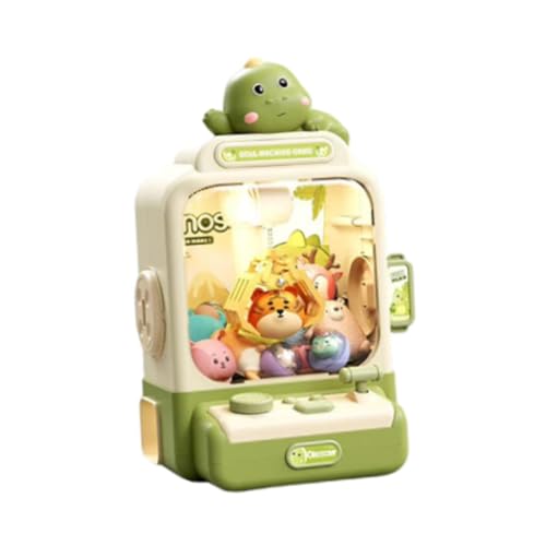 AWHAO Kleiner Klauenmaschinen Greifer Aus Plüsch, Vorgetäuschtes Spiel Und Geräusche, Süßigkeitenverkaufsspielzeug, Preisspenderspielzeug für Kinder, GrÜn AWHAO Kleiner Klauenmaschinen Greifer Aus Plüsch, Vorgetäuschtes Spiel Und Geräusche, Süßigkeitenverkaufsspielzeug, Preisspenderspielzeug für Kinder, GrÜn von AWHAO