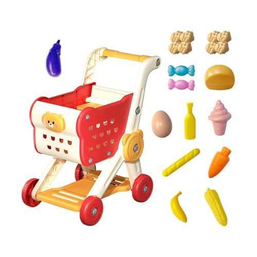 ＡＷＨＡＯ Kleinkinder Karren Wagen Rollenspiele Spiele Sehen Die Dracery Chariot Storage Toys An, Rot von ＡＷＨＡＯ