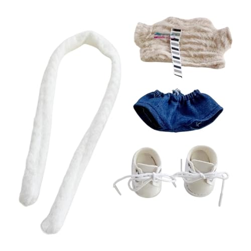 AWHAO Kostümzubehör für Ausgestopfte Puppenkleidung, Bequeme Puppenaccessoires, Puppenhosen Und Schalschuhe für 17 cm Puppen AWHAO Kostümzubehör für Ausgestopfte Puppenkleidung, Bequeme Puppenaccessoires, Puppenhosen Und Schalschuhe für 17 cm Puppen von AWHAO