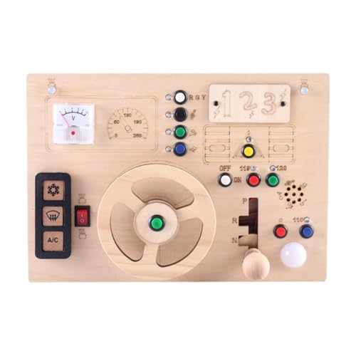 AWHAO LED Sensory Board Aus Holz, LED Beschäftigungsbrett für Kleinkinder 1–3 Mädchen Im Vorschulalter AWHAO LED Sensory Board Aus Holz, LED Beschäftigungsbrett für Kleinkinder 1–3 Mädchen Im Vorschulalter von AWHAO