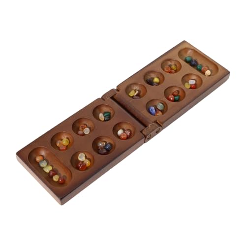 AWHAO Mancala Brettspiel, 2 Spieler, Spiel, Mehrfarbige Perlen für Reisen, Familie, Teenager AWHAO Mancala Brettspiel, 2 Spieler, Spiel, Mehrfarbige Perlen für Reisen, Familie, Teenager von AWHAO