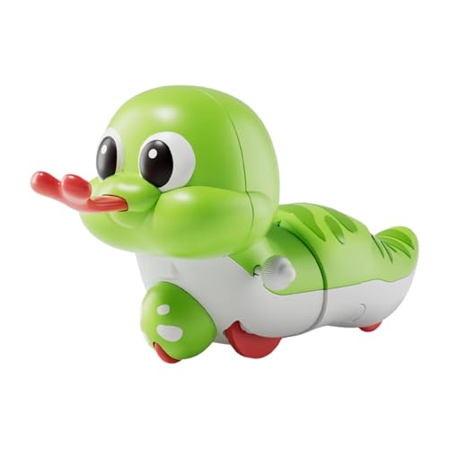ＡＷＨＡＯ Mechanisches Schlangenspielzeug Zum Aufziehen, Tierspielzeug, Winkend, für Frühes Lernen, Lustige Lauffigur, Als Partygeschenk, GrÜn von ＡＷＨＡＯ