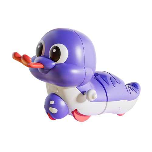 ＡＷＨＡＯ Mechanisches Schlangenspielzeug Zum Aufziehen, Tierspielzeug, Winkend, für Frühes Lernen, Lustige Lauffigur, Als Partygeschenk, Lila von ＡＷＨＡＯ