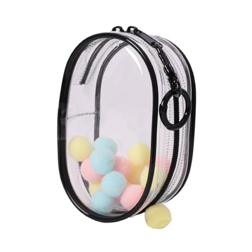 ＡＷＨＡＯ Mini PVC Puppentasche, Tragetasche, Puppen Display Tasche, Tragbare Staubdichte Mini Puppentasche, Puppen Aufbewahrungstasche, Schwarz von ＡＷＨＡＯ