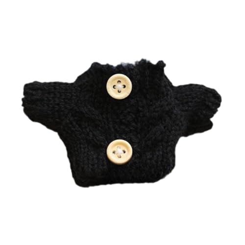 AWHAO Mini Plüschpuppe, T Shirt, Stofffiguren, Spielzeug, Zubehör, Anime Figur, Niedliche Dekoration, Spaß, Gefüllte Puppenkleidung, Puppenkleidung, Schwarze Knöpfe AWHAO Mini Plüschpuppe, T Shirt, Stofffiguren, Spielzeug, Zubehör, Anime Figur, Niedliche Dekoration, Spaß, Gefüllte Puppenkleidung, Puppenkleidung, Schwarze Knöpfe von AWHAO